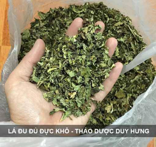 Lá đu đủ đực khô